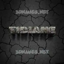 tidiane in Cracked Stone style - 3D name wallpaper