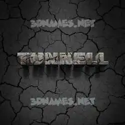 tunnell in Cracked Stone style - 3D name wallpaper