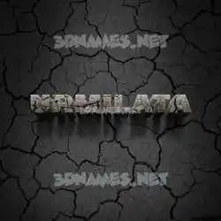urmilata in Cracked Stone style - 3D name wallpaper