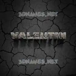 valentin in Cracked Stone style - 3D name wallpaper