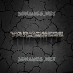 varughese in Cracked Stone style - 3D name wallpaper