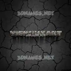 vishnukant in Cracked Stone style - 3D name wallpaper
