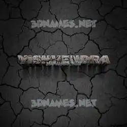 vishvendra in Cracked Stone style - 3D name wallpaper