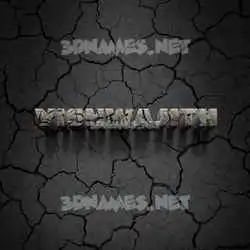 vishwajith in Cracked Stone style - 3D name wallpaper