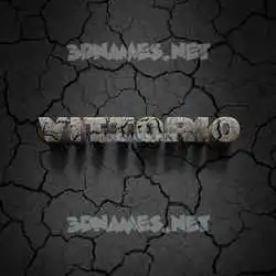 vittorio in Cracked Stone style - 3D name wallpaper