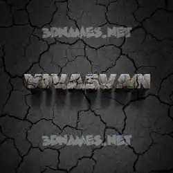 vivasvan in Cracked Stone style - 3D name wallpaper