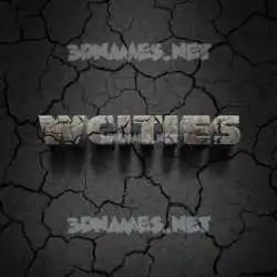 wcities in Cracked Stone style - 3D name wallpaper