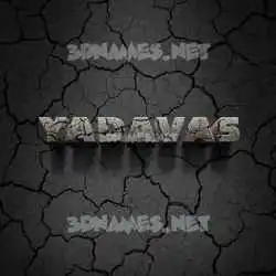 yadavas in Cracked Stone style - 3D name wallpaper