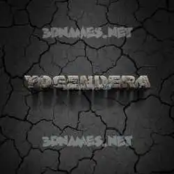 yogendera in Cracked Stone style - 3D name wallpaper