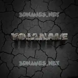 yojanale in Cracked Stone style - 3D name wallpaper