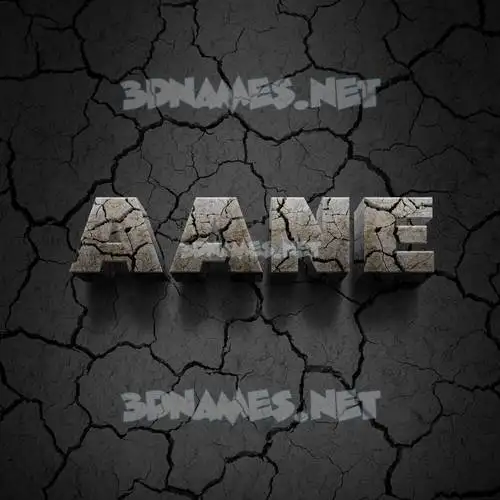 aane in Cracked Stone style - 3D name wallpaper aane in Cracked Stone style - 3D name wallpaper