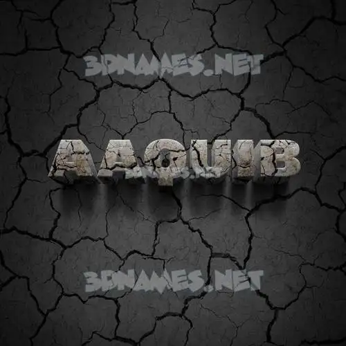 aaquib in Cracked Stone style - 3D name wallpaper aaquib in Cracked Stone style - 3D name wallpaper