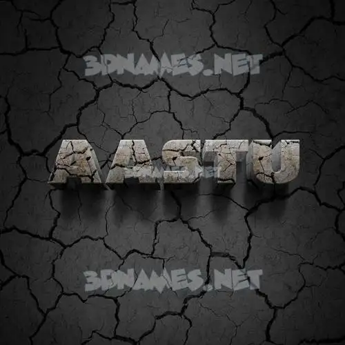 aastu in Cracked Stone style - 3D name wallpaper aastu in Cracked Stone style - 3D name wallpaper