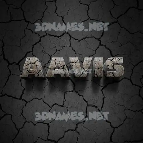aavis in Cracked Stone style - 3D name wallpaper aavis in Cracked Stone style - 3D name wallpaper
