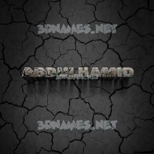 abdulhamid in Cracked Stone style - 3D name wallpaper abdulhamid in Cracked Stone style - 3D name wallpaper