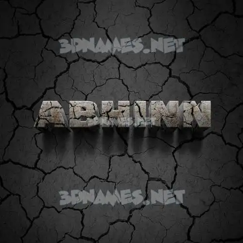 abhinn in Cracked Stone style - 3D name wallpaper abhinn in Cracked Stone style - 3D name wallpaper