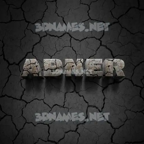 abner in Cracked Stone style - 3D name wallpaper abner in Cracked Stone style - 3D name wallpaper