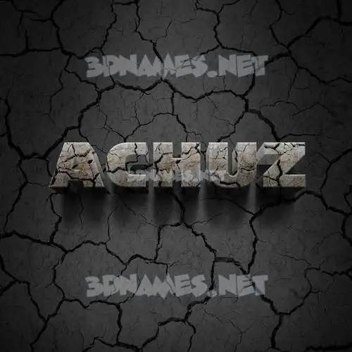 achuz in Cracked Stone style - 3D name wallpaper achuz in Cracked Stone style - 3D name wallpaper