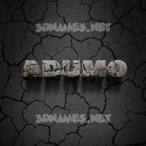 adumo in Cracked Stone style - 3D name wallpaper adumo in Cracked Stone style - 3D name wallpaper