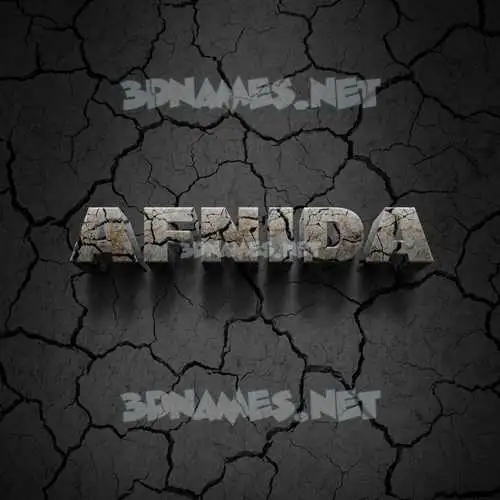 afnida in Cracked Stone style - 3D name wallpaper afnida in Cracked Stone style - 3D name wallpaper