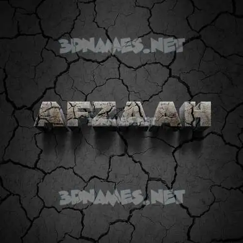 afzaah in Cracked Stone style - 3D name wallpaper afzaah in Cracked Stone style - 3D name wallpaper