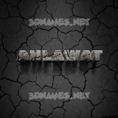 ahlawat in Cracked Stone style - 3D name wallpaper ahlawat in Cracked Stone style - 3D name wallpaper
