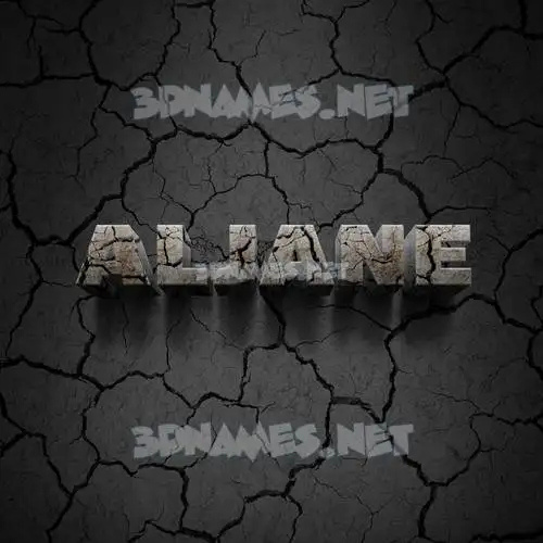 aljane in Cracked Stone style - 3D name wallpaper aljane in Cracked Stone style - 3D name wallpaper