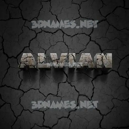 alvian in Cracked Stone style - 3D name wallpaper alvian in Cracked Stone style - 3D name wallpaper