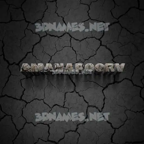 amanapoorv in Cracked Stone style - 3D name wallpaper amanapoorv in Cracked Stone style - 3D name wallpaper
