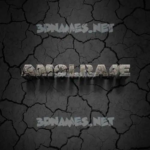 amolraje in Cracked Stone style - 3D name wallpaper