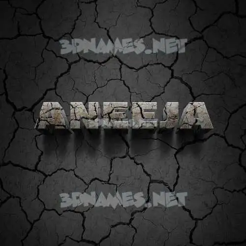 aneeja in Cracked Stone style - 3D name wallpaper aneeja in Cracked Stone style - 3D name wallpaper