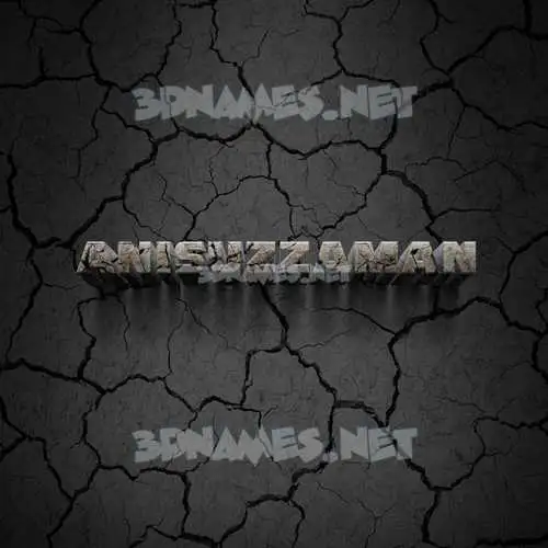 anisuzzaman in Cracked Stone style - 3D name wallpaper anisuzzaman in Cracked Stone style - 3D name wallpaper