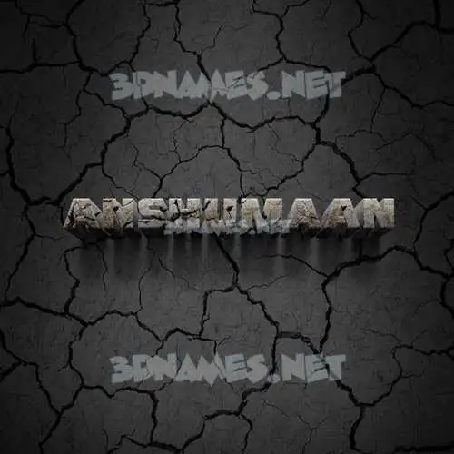 anshumaan in Cracked Stone style - 3D name wallpaper anshumaan in Cracked Stone style - 3D name wallpaper