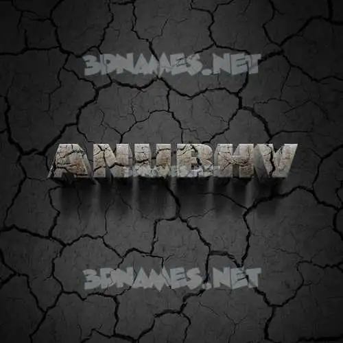 anubhv in Cracked Stone style - 3D name wallpaper anubhv in Cracked Stone style - 3D name wallpaper