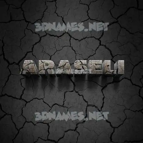araseli in Cracked Stone style - 3D name wallpaper araseli in Cracked Stone style - 3D name wallpaper