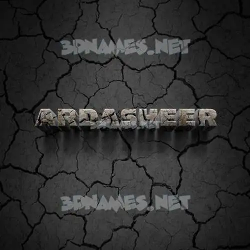 ardasheer in Cracked Stone style - 3D name wallpaper ardasheer in Cracked Stone style - 3D name wallpaper