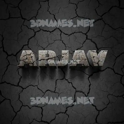 arjav in Cracked Stone style - 3D name wallpaper arjav in Cracked Stone style - 3D name wallpaper