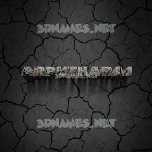 arputharaj in Cracked Stone style - 3D name wallpaper arputharaj in Cracked Stone style - 3D name wallpaper
