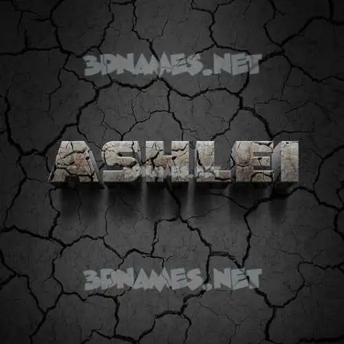 ashlei in Cracked Stone style - 3D name wallpaper ashlei in Cracked Stone style - 3D name wallpaper