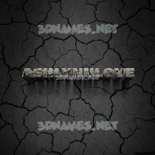 ashlynnlove in Cracked Stone style - 3D name wallpaper ashlynnlove in Cracked Stone style - 3D name wallpaper
