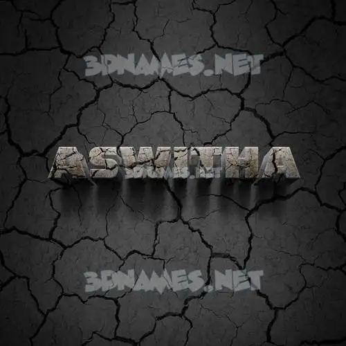 aswitha in Cracked Stone style - 3D name wallpaper aswitha in Cracked Stone style - 3D name wallpaper