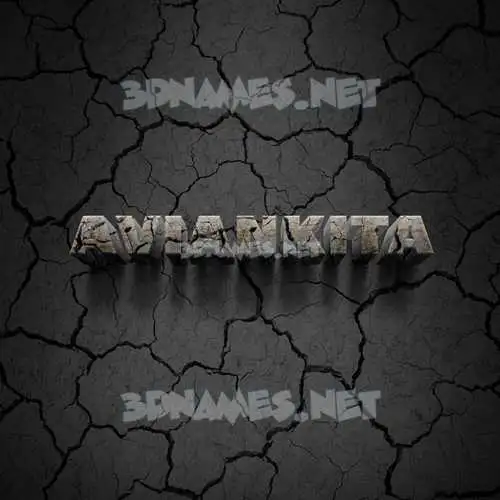 aviankita in Cracked Stone style - 3D name wallpaper aviankita in Cracked Stone style - 3D name wallpaper
