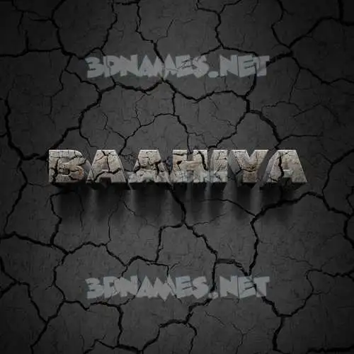 baahiya in Cracked Stone style - 3D name wallpaper baahiya in Cracked Stone style - 3D name wallpaper