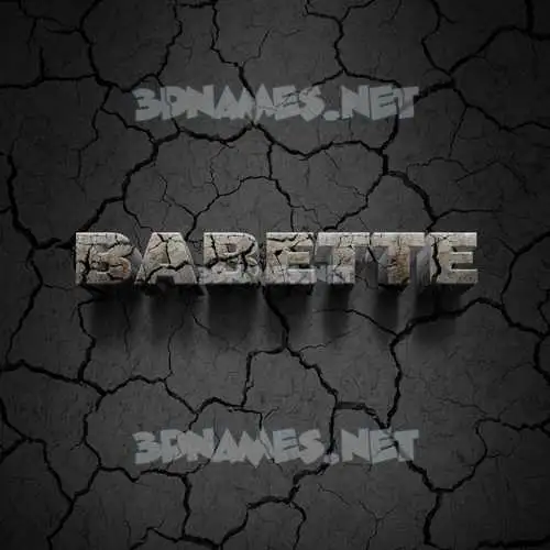 babette in Cracked Stone style - 3D name wallpaper babette in Cracked Stone style - 3D name wallpaper