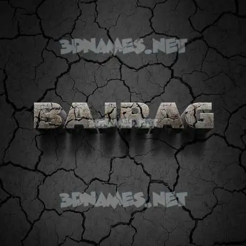 bajrag in Cracked Stone style - 3D name wallpaper bajrag in Cracked Stone style - 3D name wallpaper