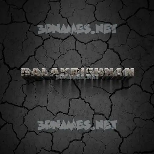 balakrishnan in Cracked Stone style - 3D name wallpaper balakrishnan in Cracked Stone style - 3D name wallpaper