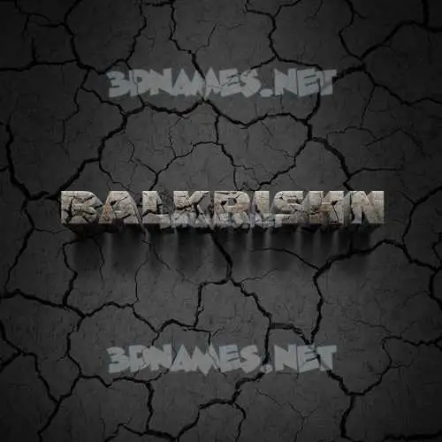 balkrishn in Cracked Stone style - 3D name wallpaper balkrishn in Cracked Stone style - 3D name wallpaper