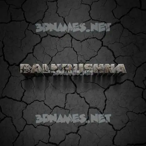 balkrushna in Cracked Stone style - 3D name wallpaper balkrushna in Cracked Stone style - 3D name wallpaper