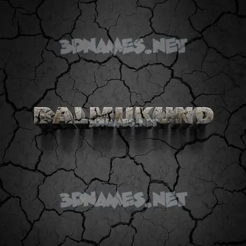 balmukund in Cracked Stone style - 3D name wallpaper balmukund in Cracked Stone style - 3D name wallpaper