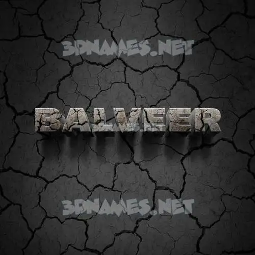 balveer in Cracked Stone style - 3D name wallpaper balveer in Cracked Stone style - 3D name wallpaper